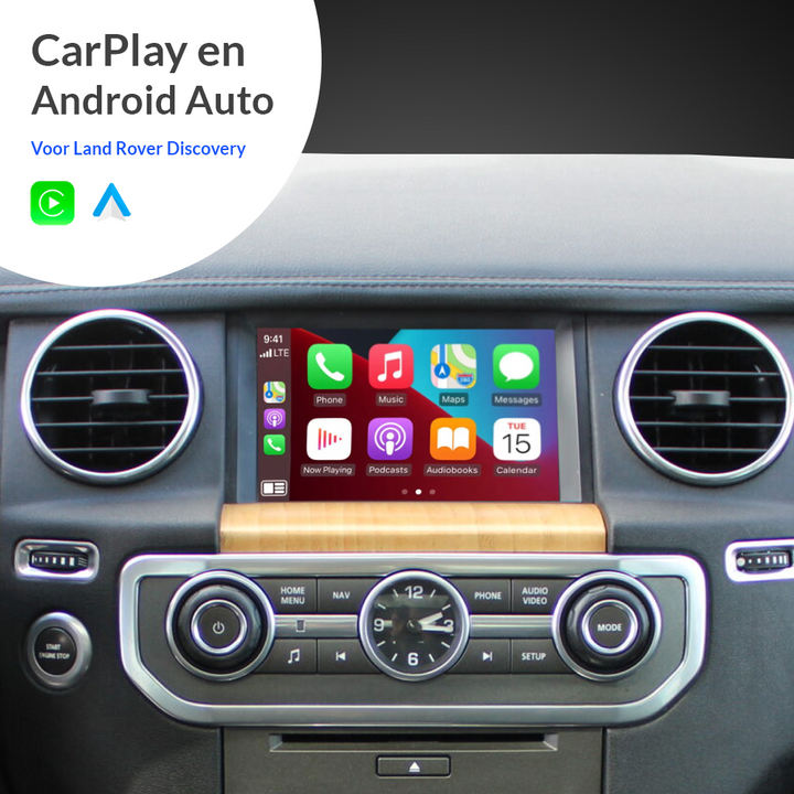 Draadloos Apple CarPlay in Range Rover Evoque Draadloos Apple CarPlay in Range Rover Evoque